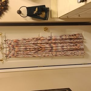 Ella Moss Bando top with spaghetti halter strap Maxi dress size M